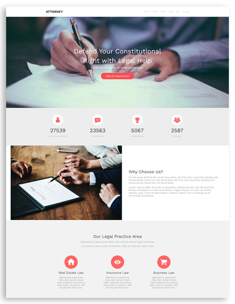 EverWeb  Legal Business Template